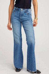 Sprwmn - 5 Pocket Patch Flare Jeans