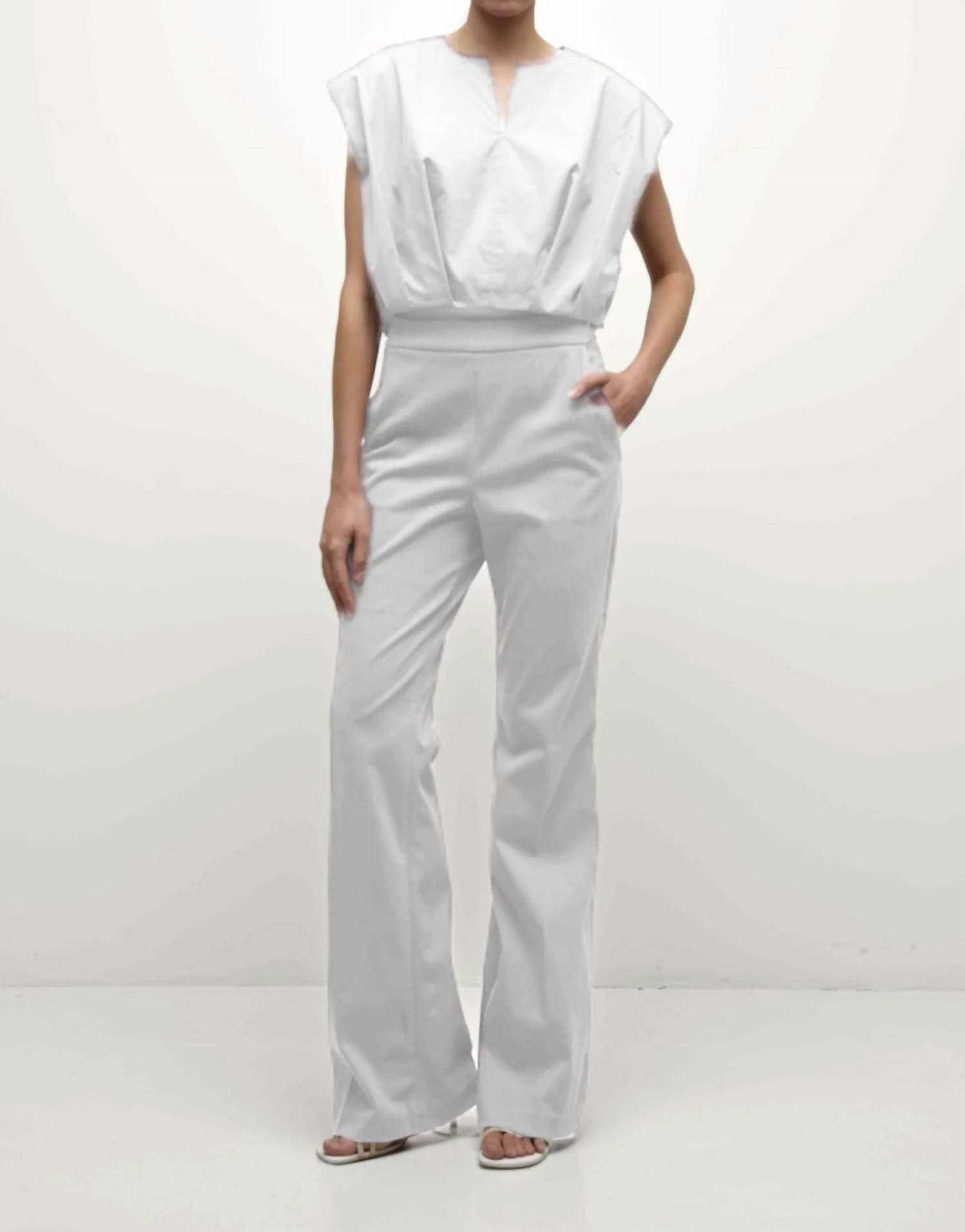 Simkhai - Wrenli Pleated Top