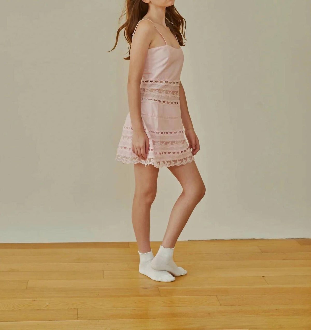 Theme - Isabella Heart Bow Lace Dress
