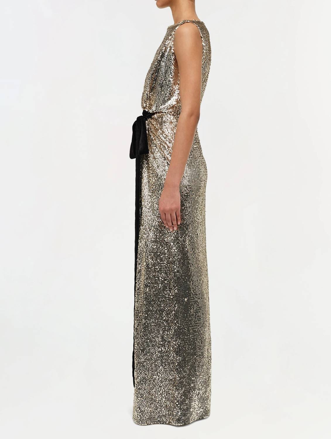 Simkhai - Felicity Draped Sequin Gown