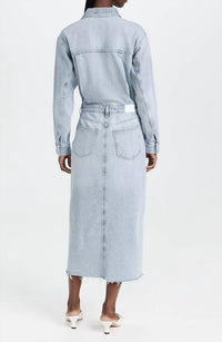 PISTOLA Amira Midi Dress in riviera - women's dress - alternate view