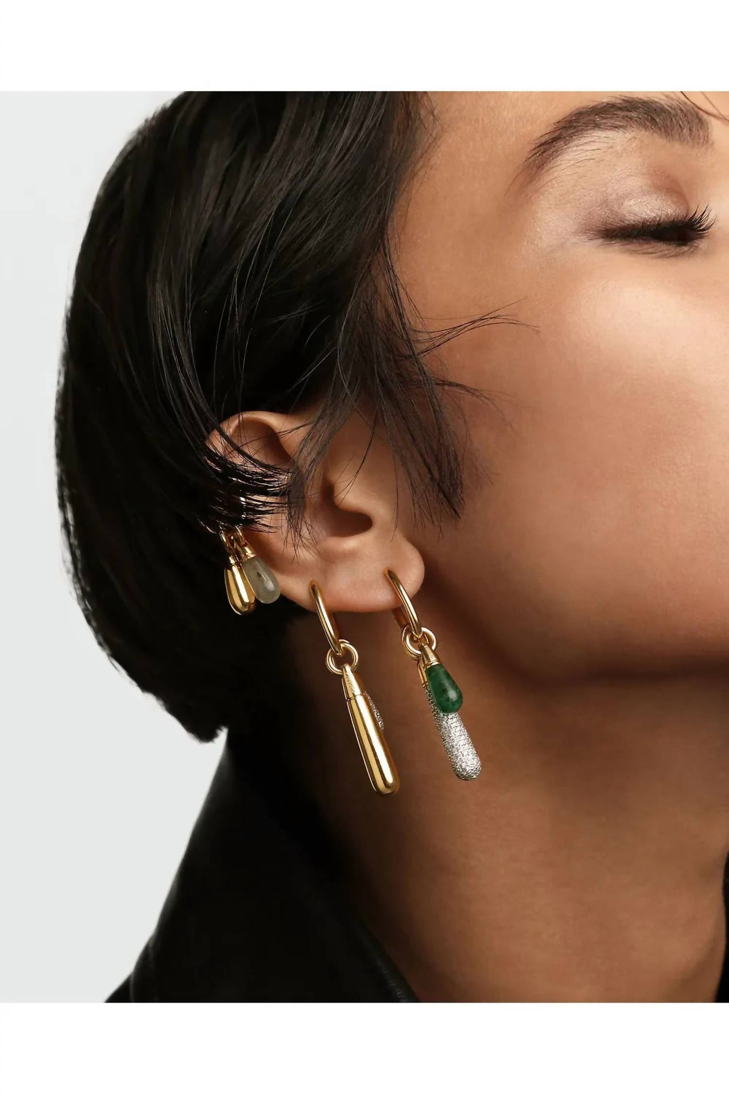 Pdpaola - Women's Large Jupiter Single Hoop Earrings