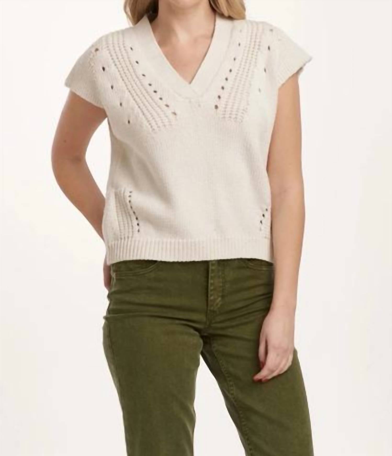 Dear John Denim - Una V-neck Sleeveless Sweater