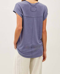 Be Cool - Jordan Raw Edge Linen Tee