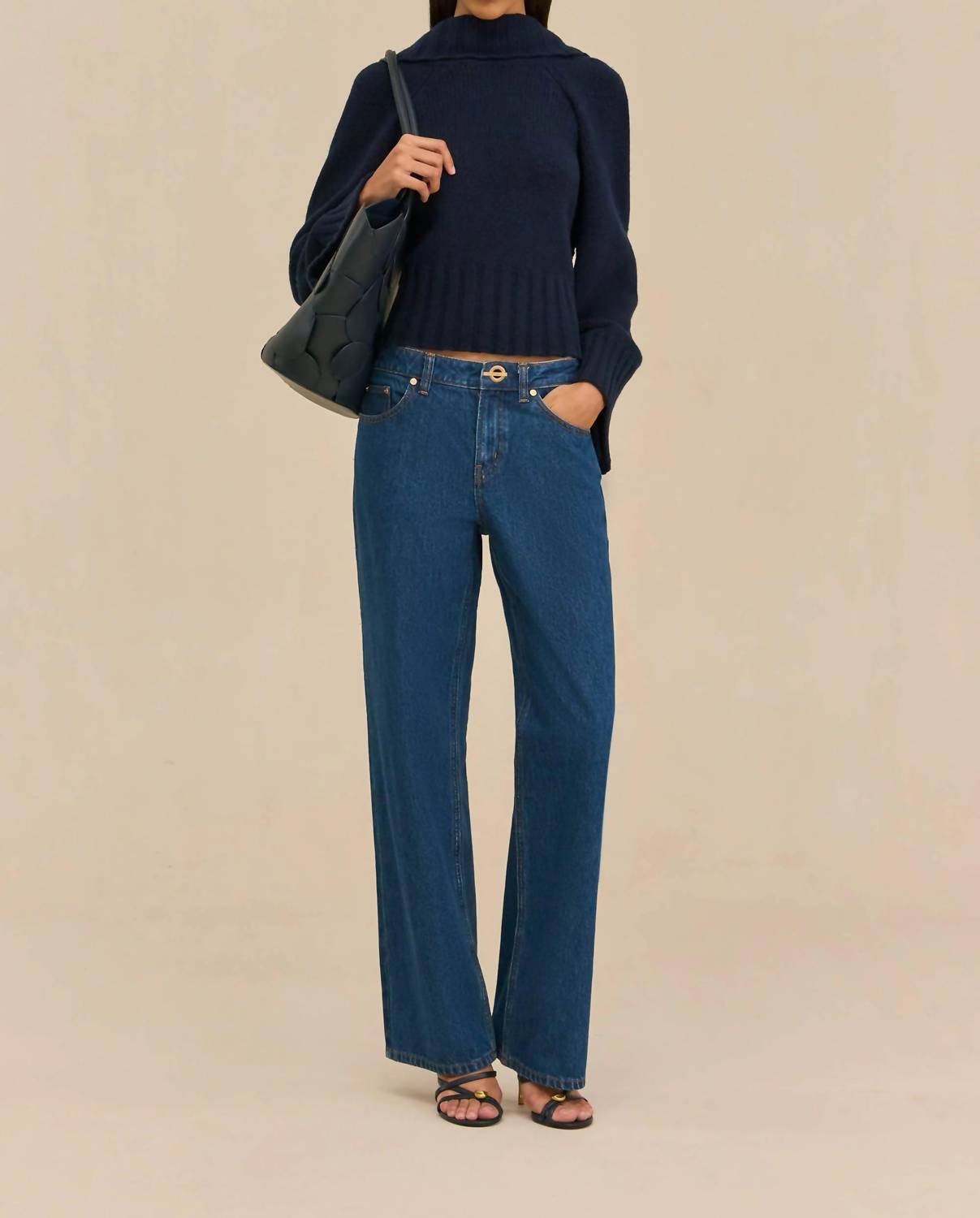 Cult Gaia - Milika Mock Neck Sweater