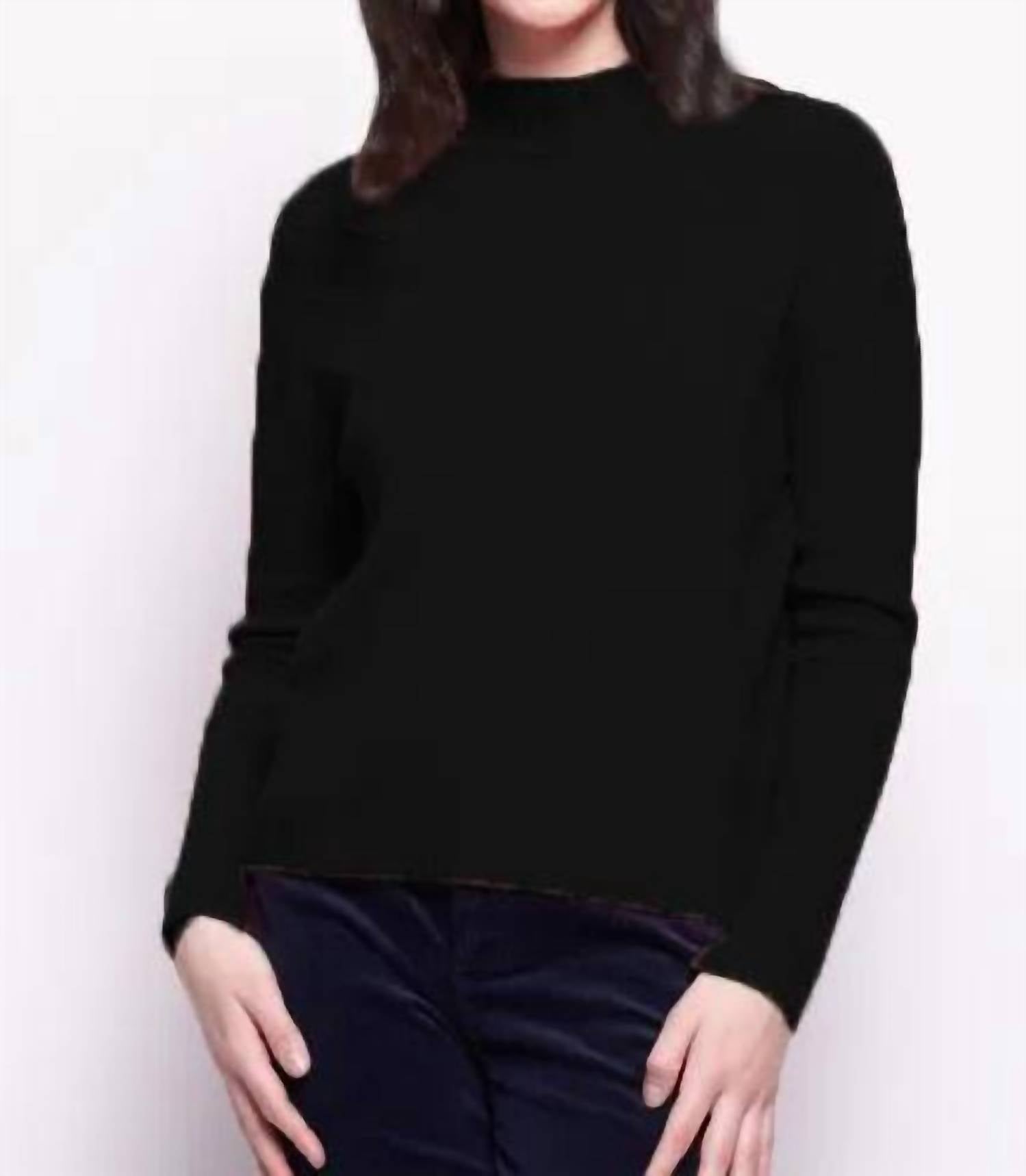 FOIL Right On Sweater in black - women's sweater