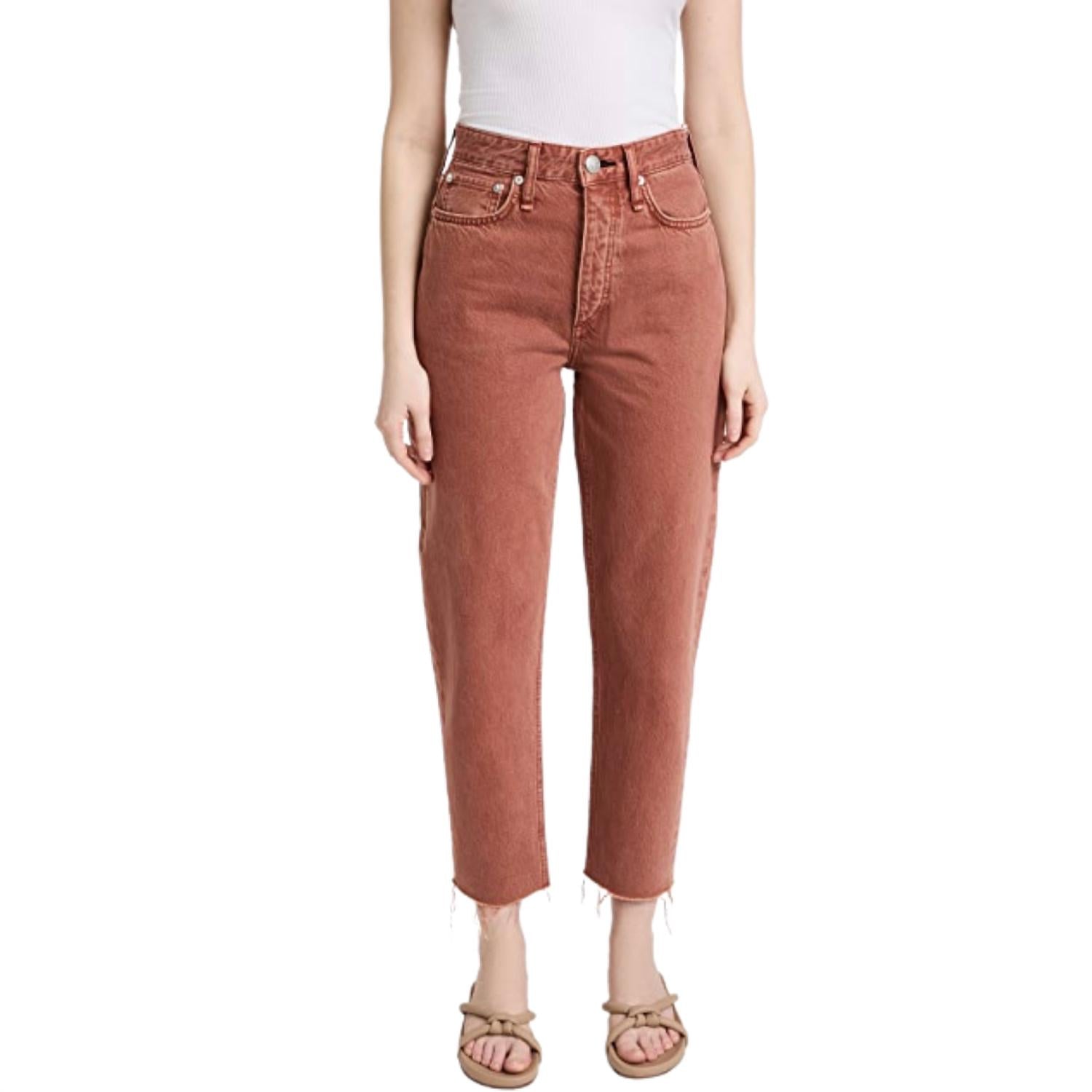 Rag & Bone Women's Alissa Jeans in honey brown - women's pants