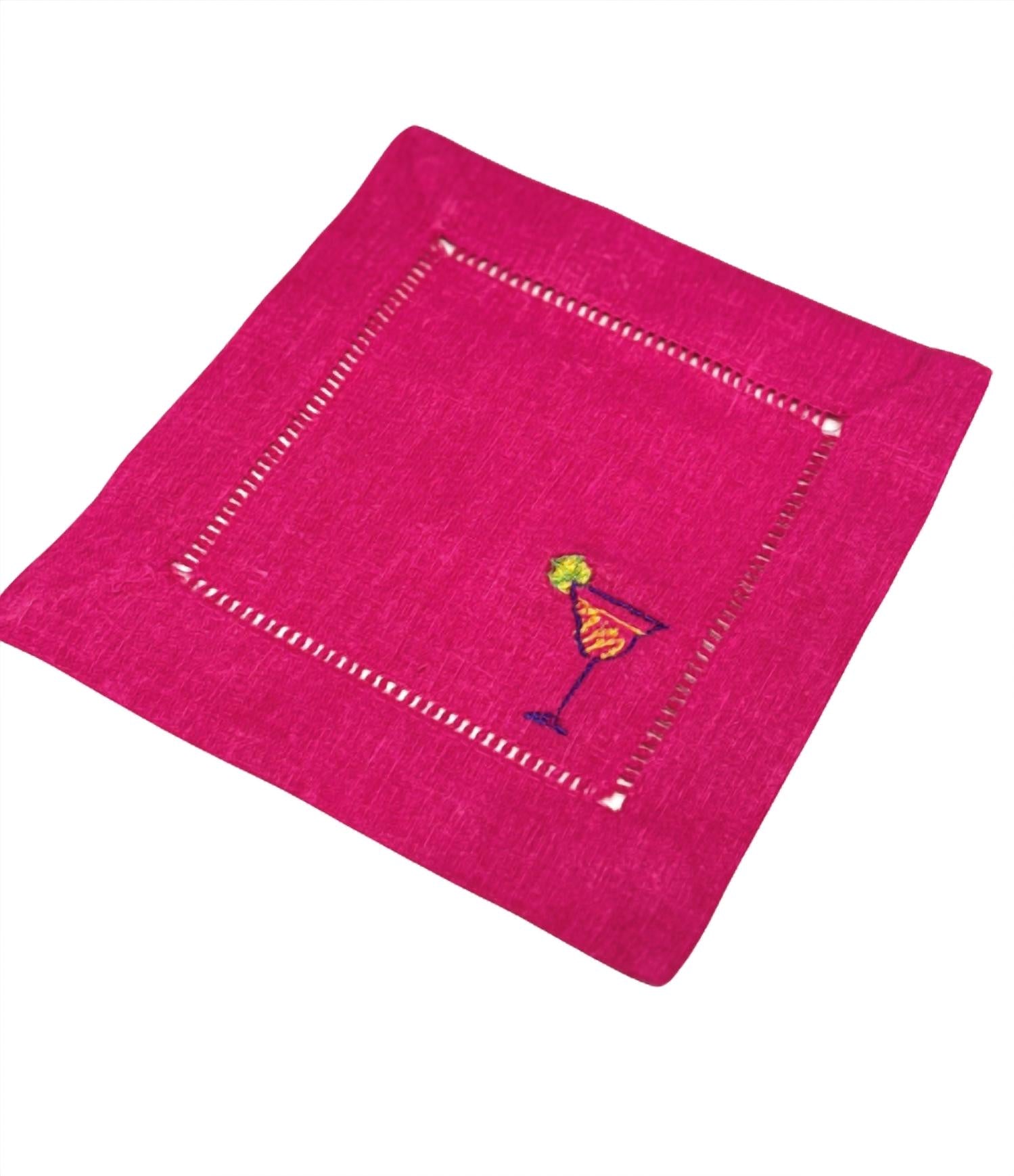 Oriental Trading Company Fiesta Cocktail Napkins - Set Of 4 in multicolor - item - view 4