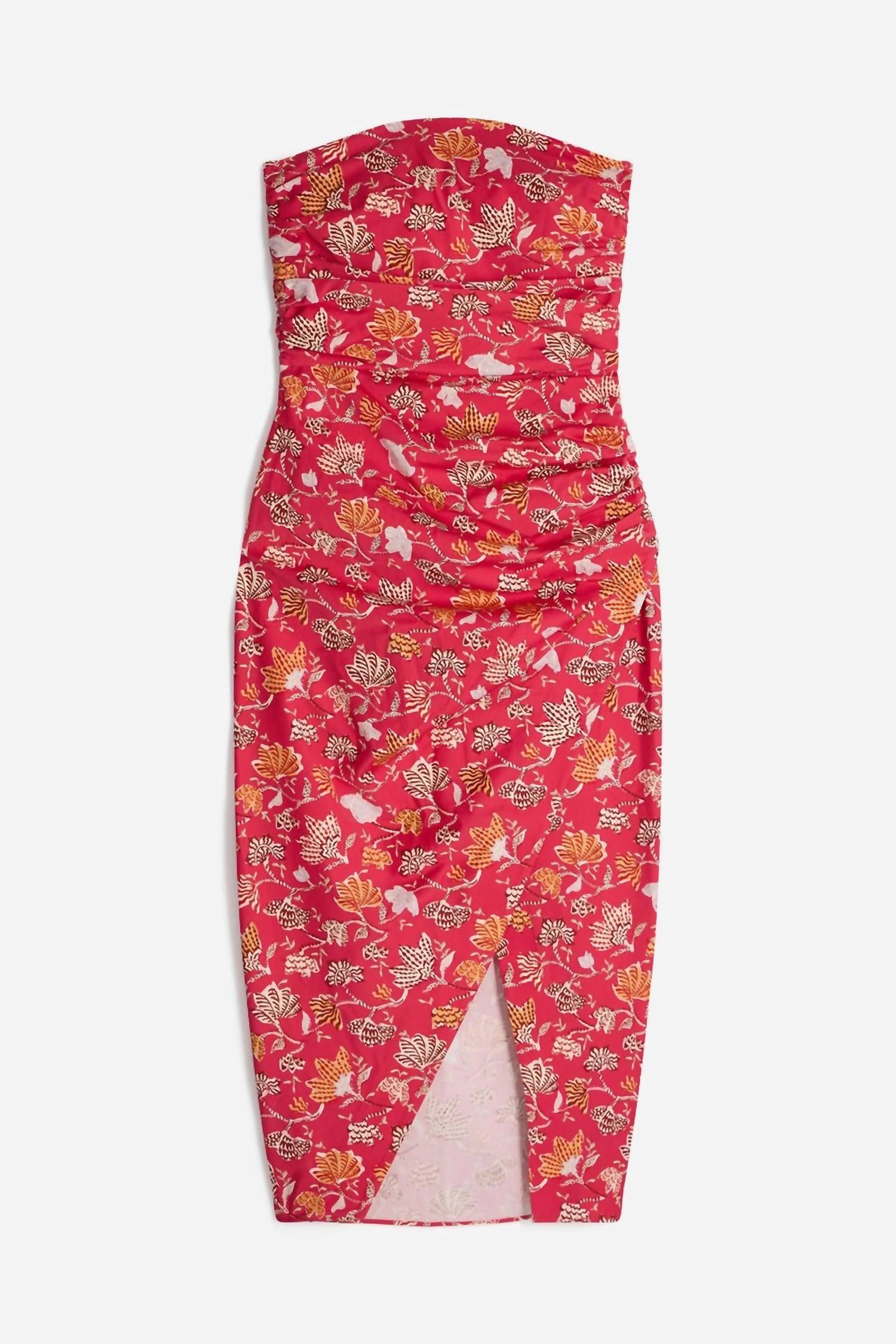Vanessabruno - Cleopatre Strapless Midi Dress
