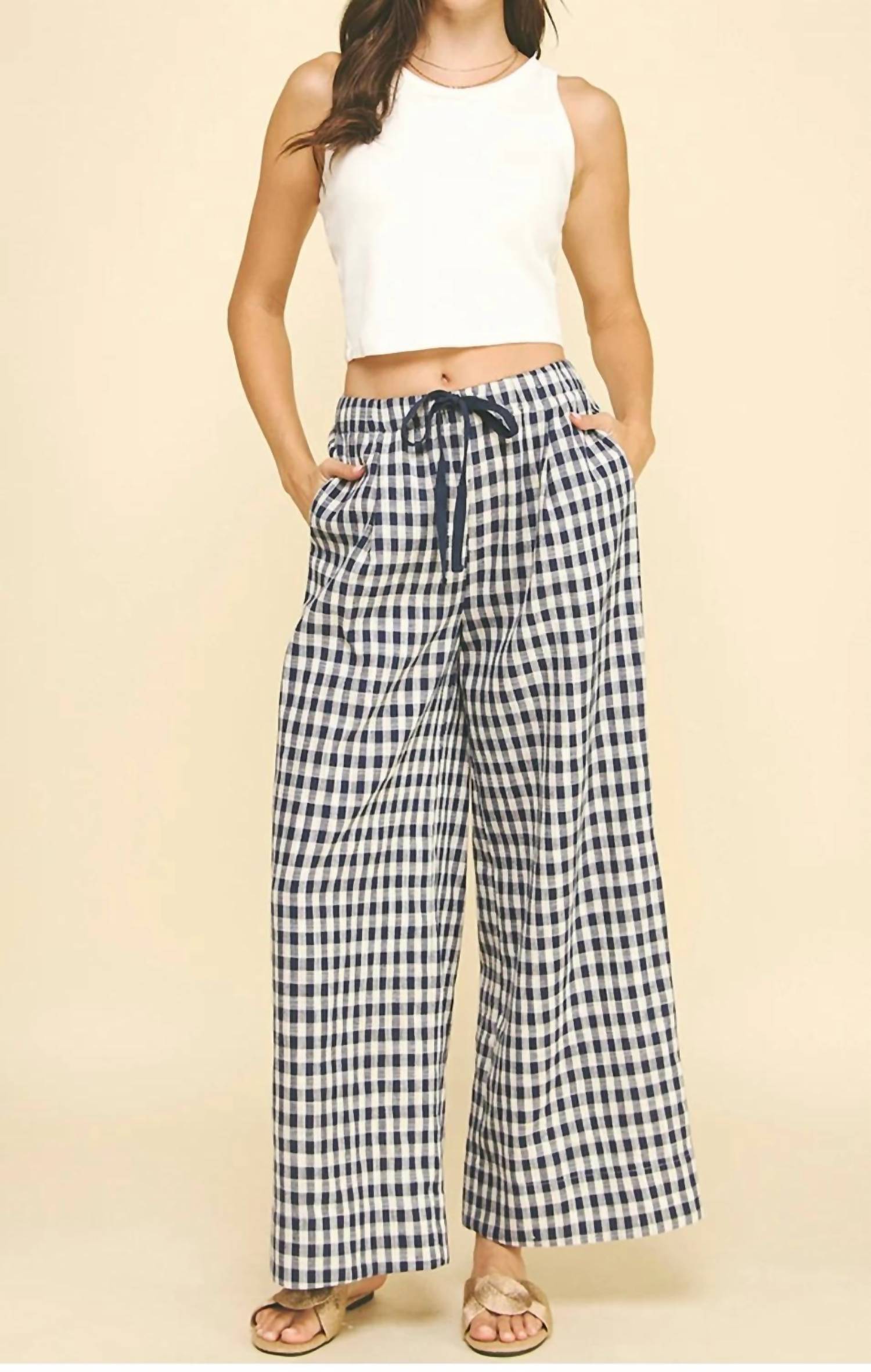 Pinch - Gingham Pants