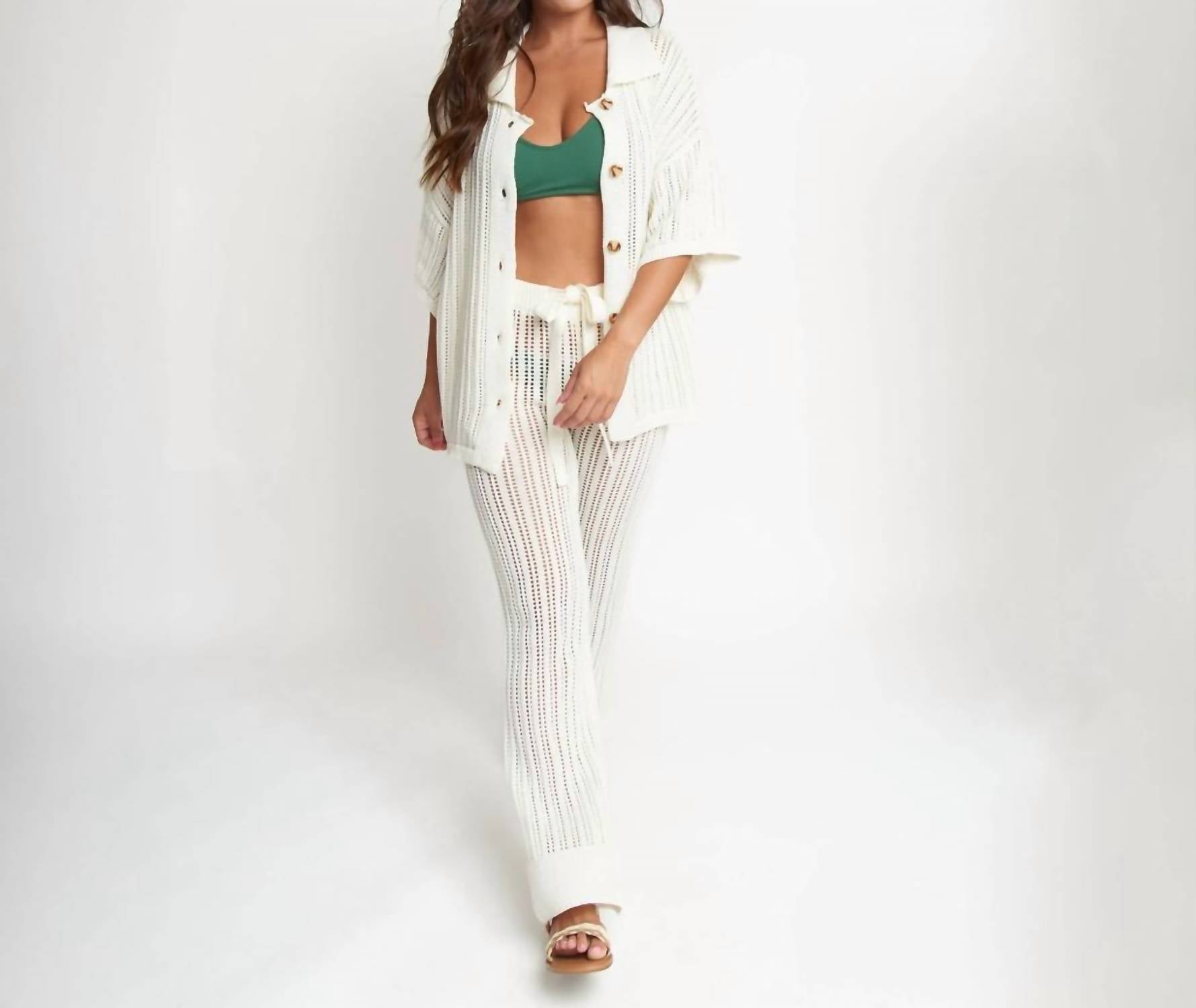 Elsie & Zoey - Catalina Knit Short Sleeve Top