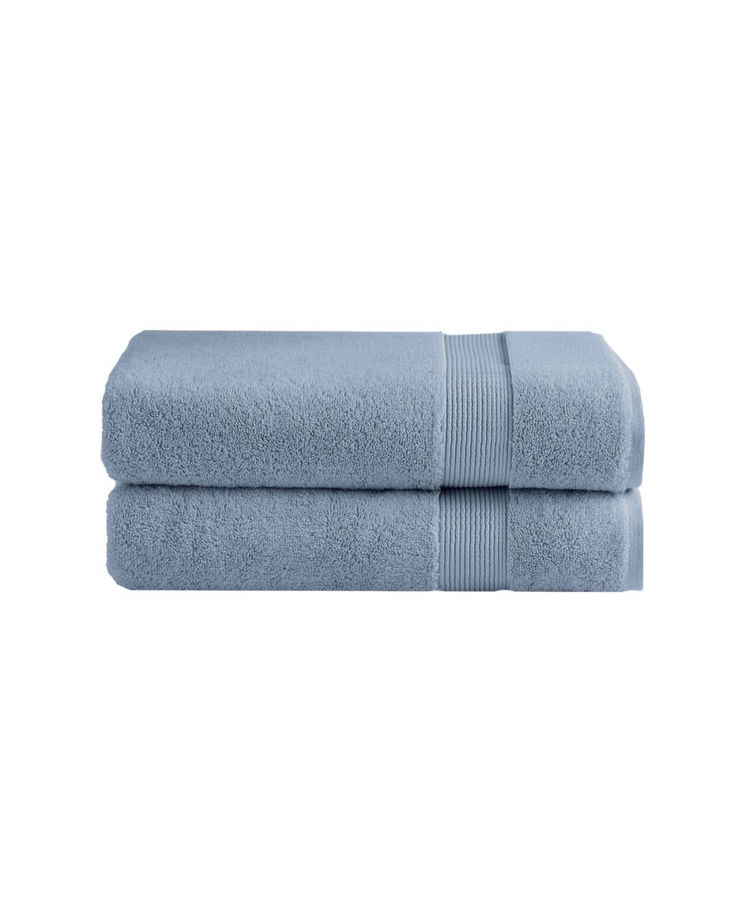 Under the Canopy Classic Organic 2-piece Bath Towel Set in chambray - item
