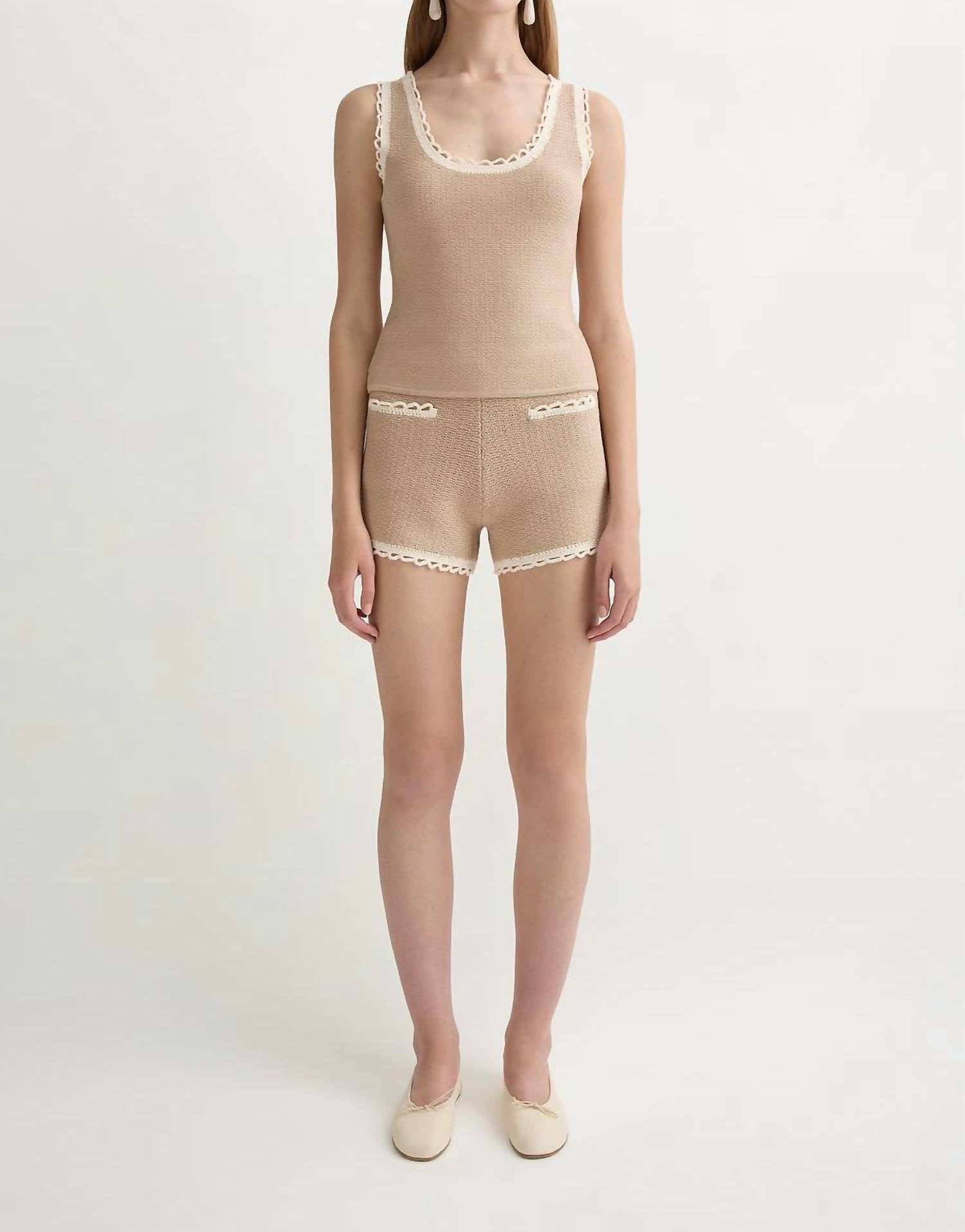 Posse - Willow Sleeveless Scallop Top
