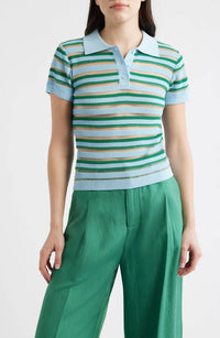 Deluc - Levanzo Stripe Knit Polo