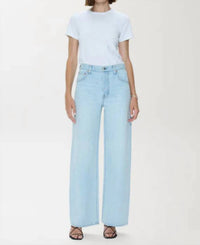 Pistola - Tate High Rise Bowed Wide Leg Jeans