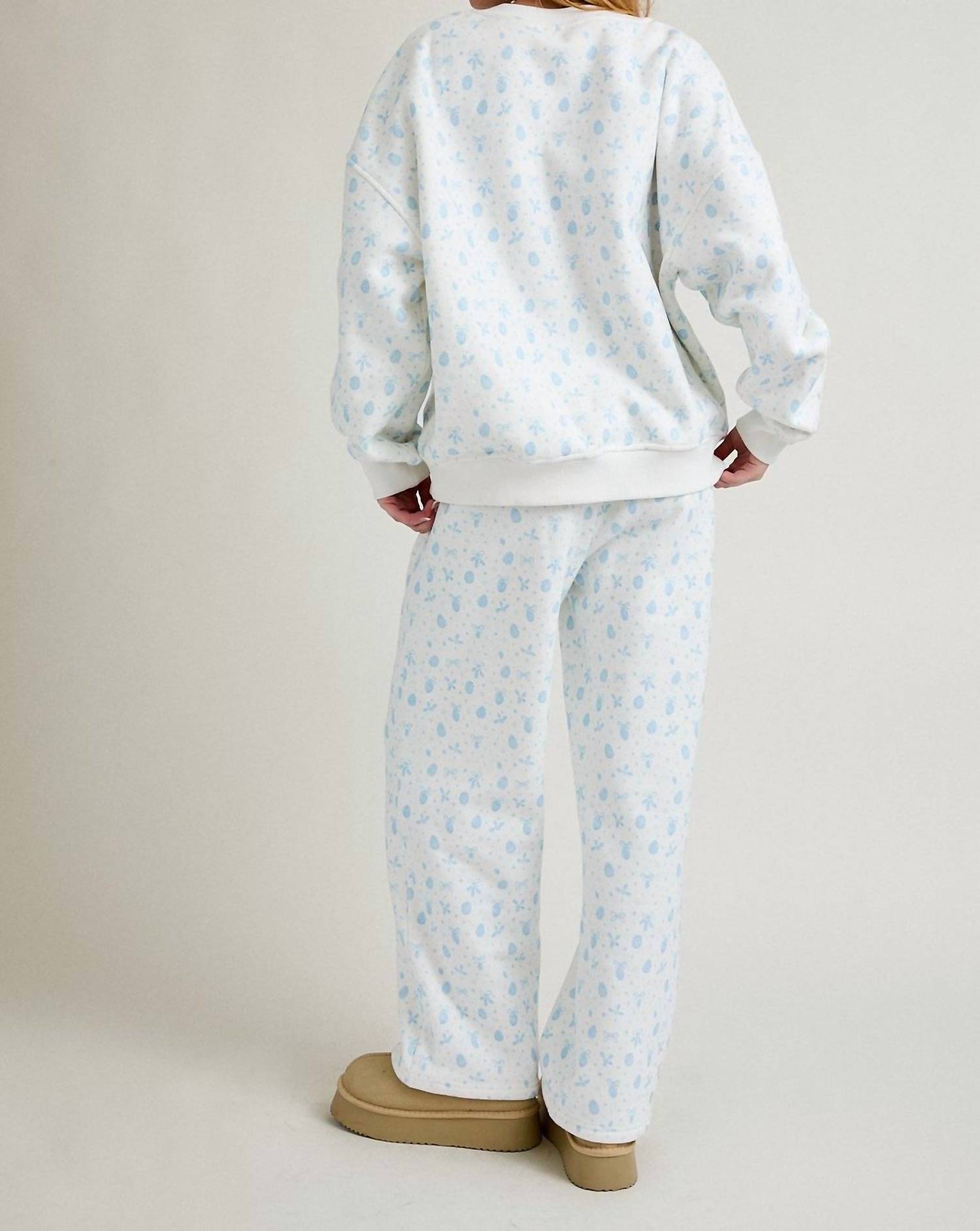 Le Lis - Oversized Snow Angel Sweat Set