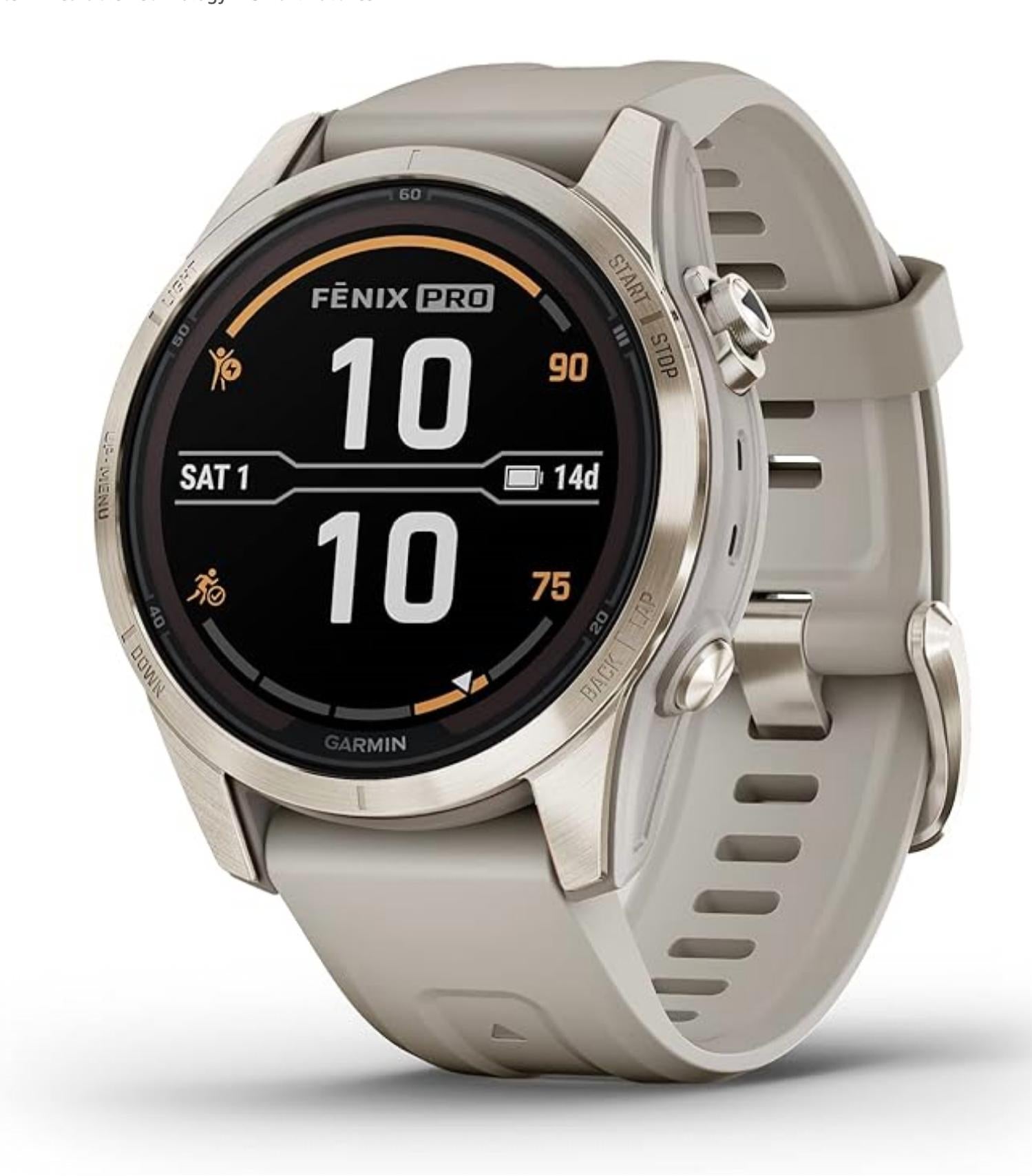 Garmin - Fenix 7S PRO - Sapphire Solar