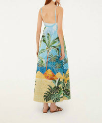 Farm Rio - Rio Mosaic Maxi Dress