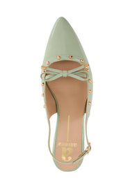Andrea Women's Low Heel Pump in green - women's heels - alternate view