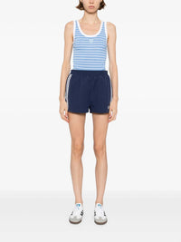 Sporty And Rich - Track Stripe Logo Shorts