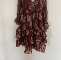 Mia - Joy Ruffle Floral Ruffle Dress