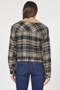 Dear John Denim - Owen Crop Plaid Jacket