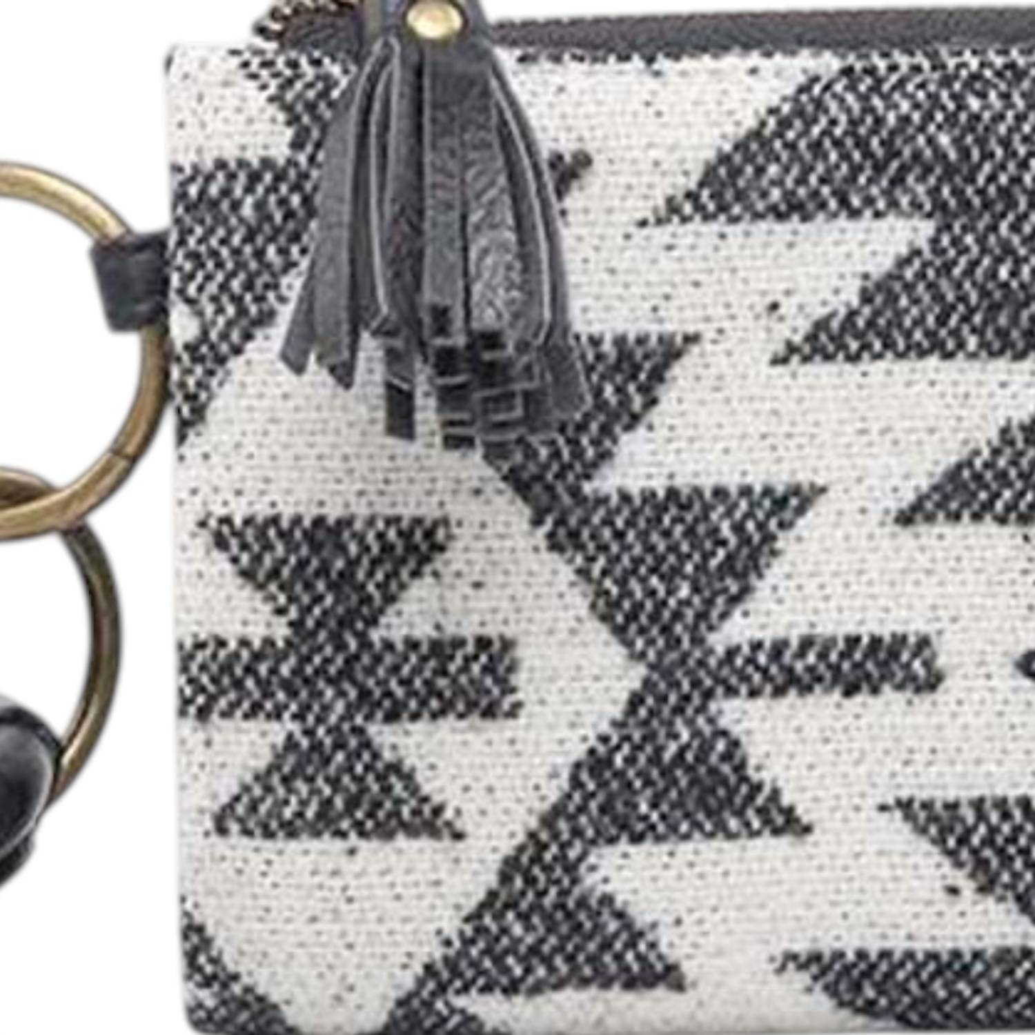Jen & Co. - Women's Liv Aztec Bangle Wristlet Wallet