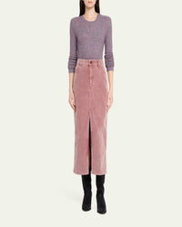 ISABEL MARANT Odalie Skirt in sepia rose - women's skirt