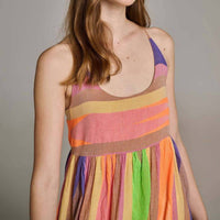 Devotion Twins - Iaspis Strappy Tie Back Midi Dress