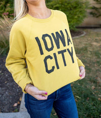 The Original Retro Brand - Vintage Iowa City Full Length Sweatshirt