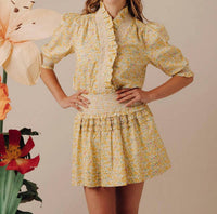 Love The Label - Zuri Floral Print Blouse