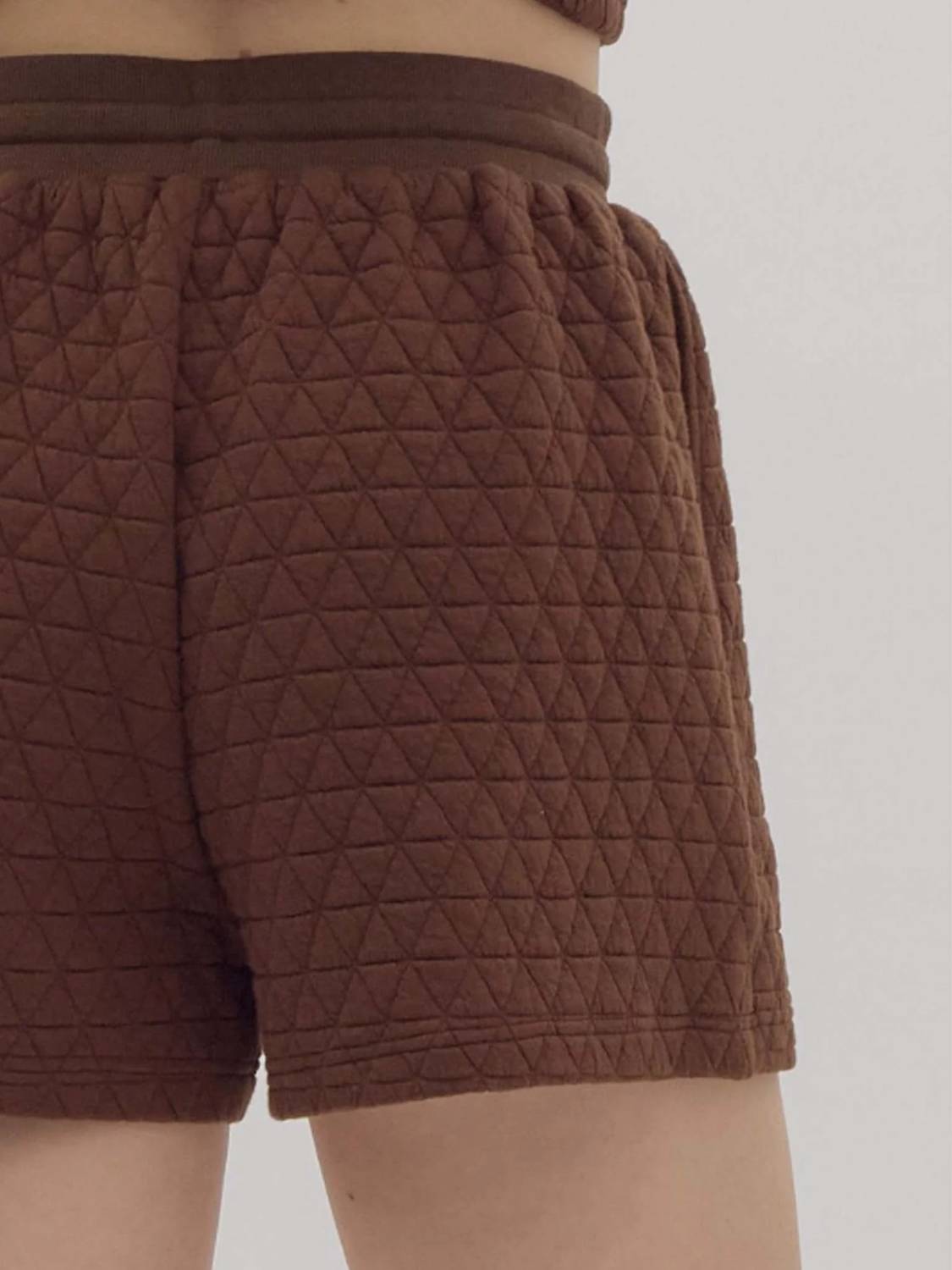 Entro - Women's Quilted High Waisted Shorts