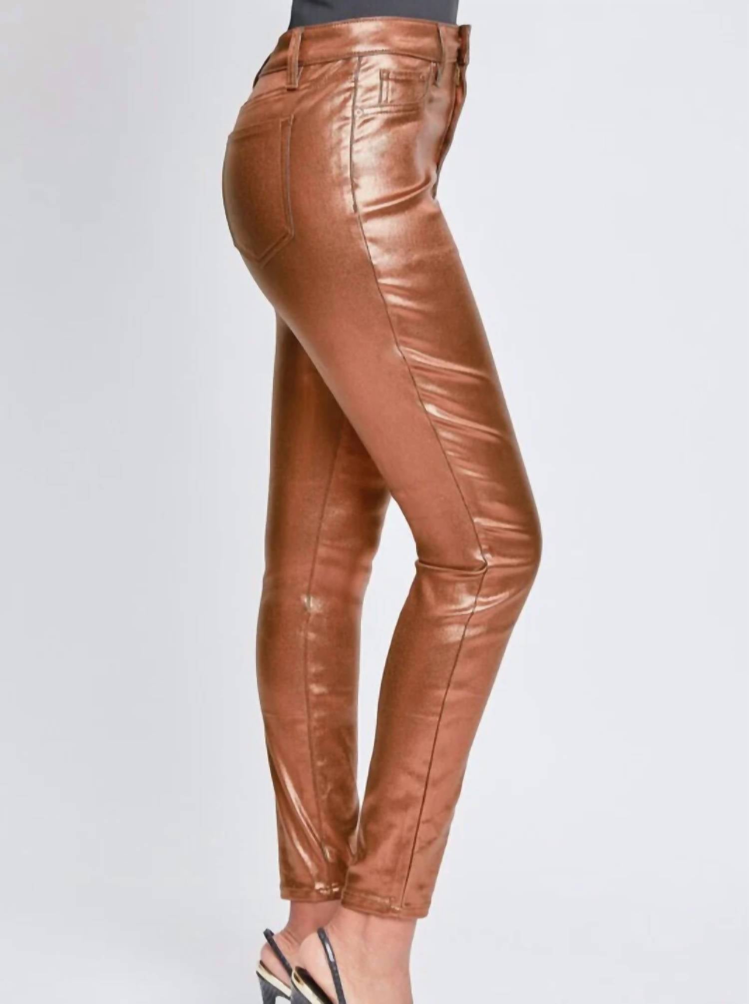 Ymi - Lina High Rise Metallic Skinny Jean