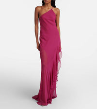 The Sei - One Shoulder Ruffle Gown