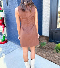 Habitual - Suede Shift Dress