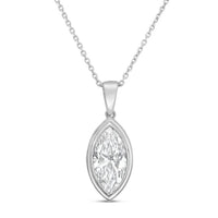 Diana M Jewels - Women's Marquise Lab-Grown Diamond Pendant Necklace (15.00 Ct) - Grand