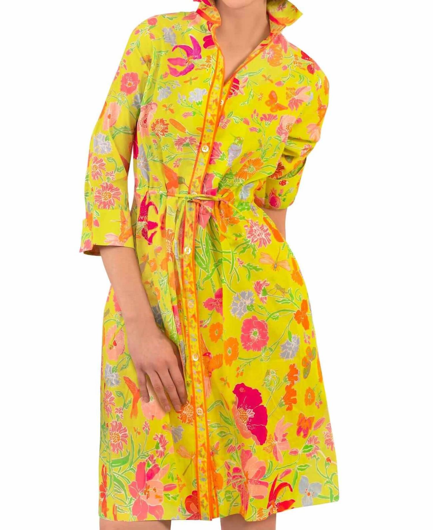 Gretchen Scott - cotton birds & the bees pulley dress