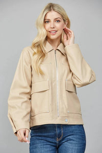 Fate - Thommi Faux Leather Jacket