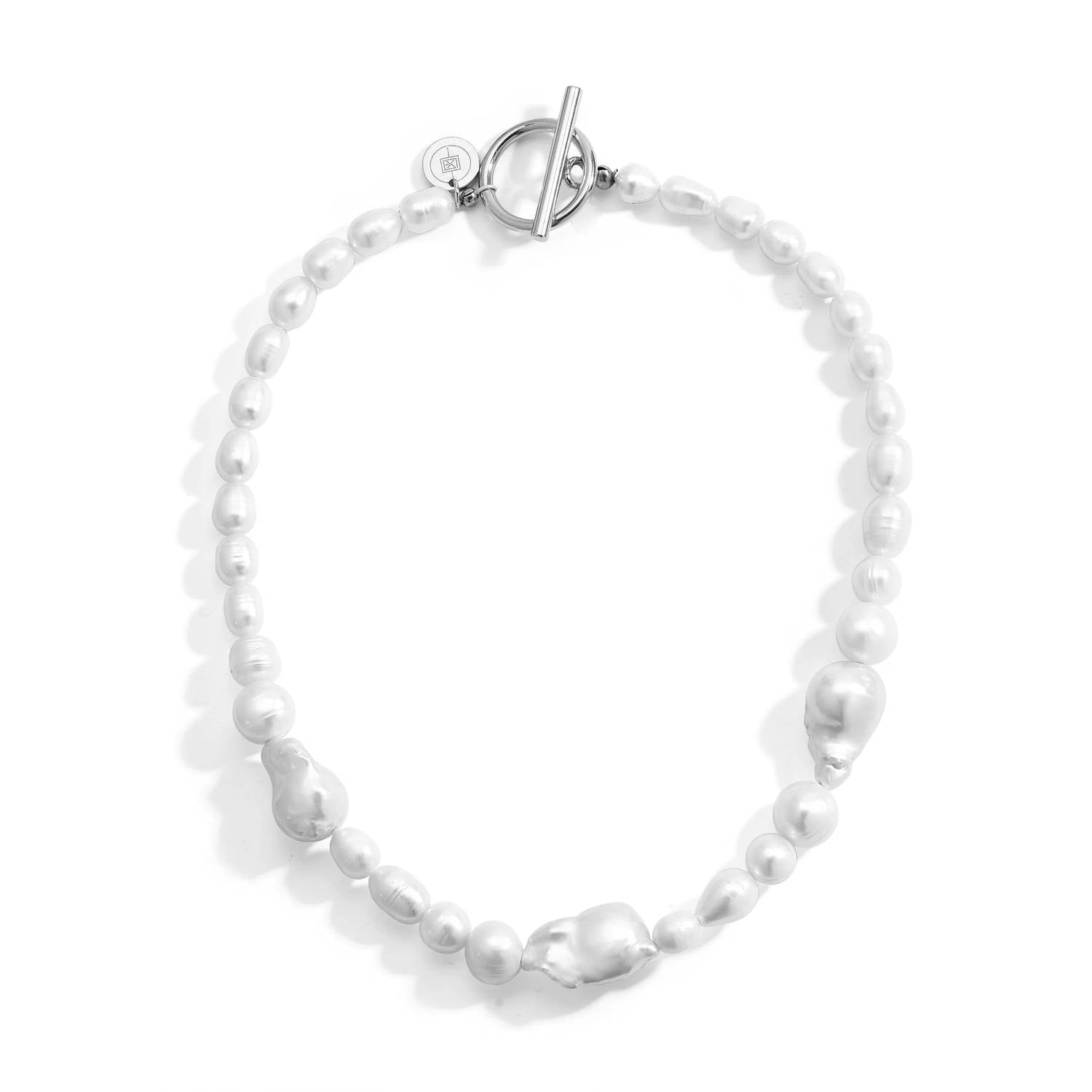 Eklexic - Women's Paloma Baroque Pearl Necklace