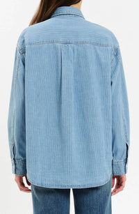DAZE Haven Long Sleeve Shirt in whimsy - women's long sleeve top - detail view