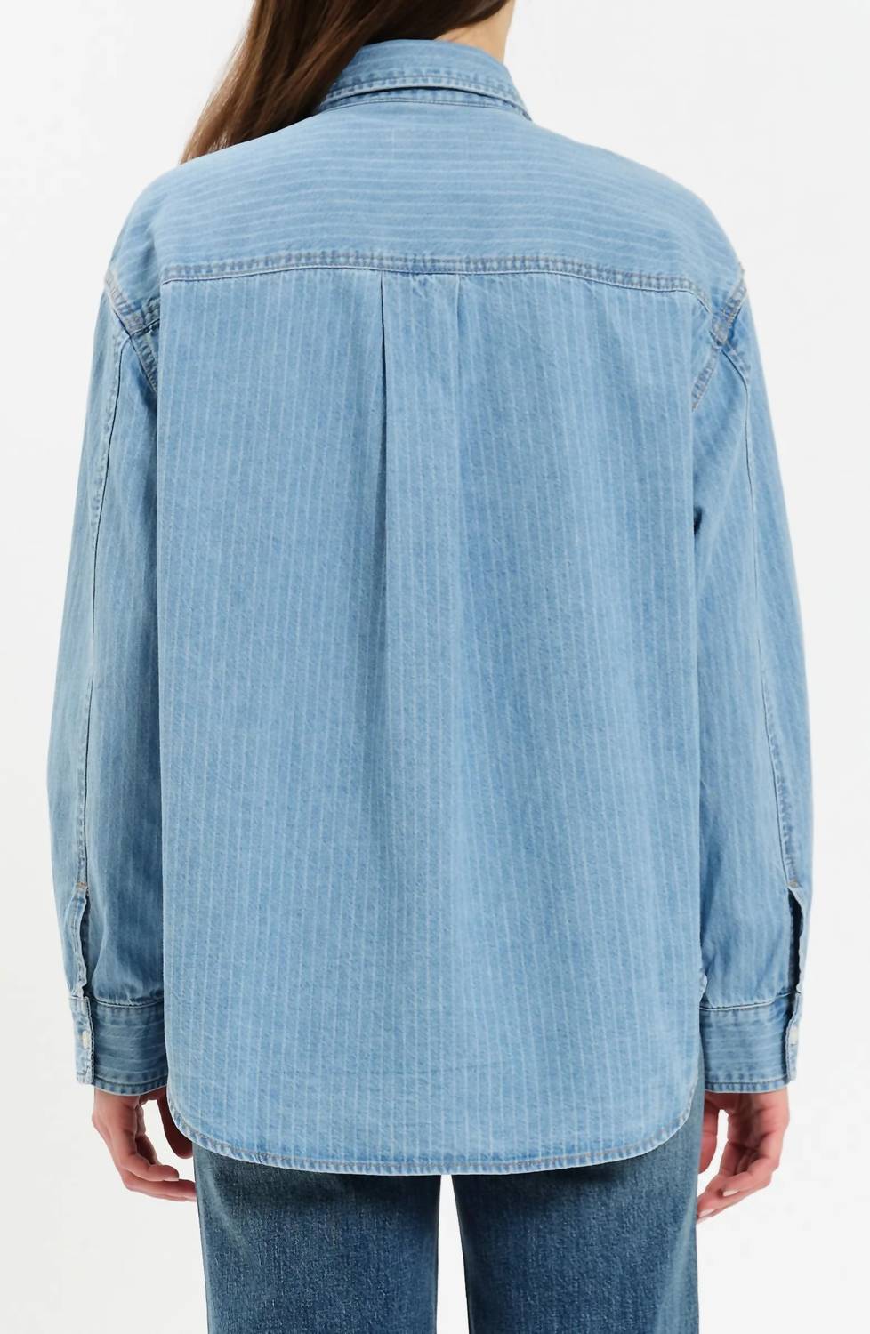 DAZE Haven Long Sleeve Shirt in whimsy - women's long sleeve top - detail view