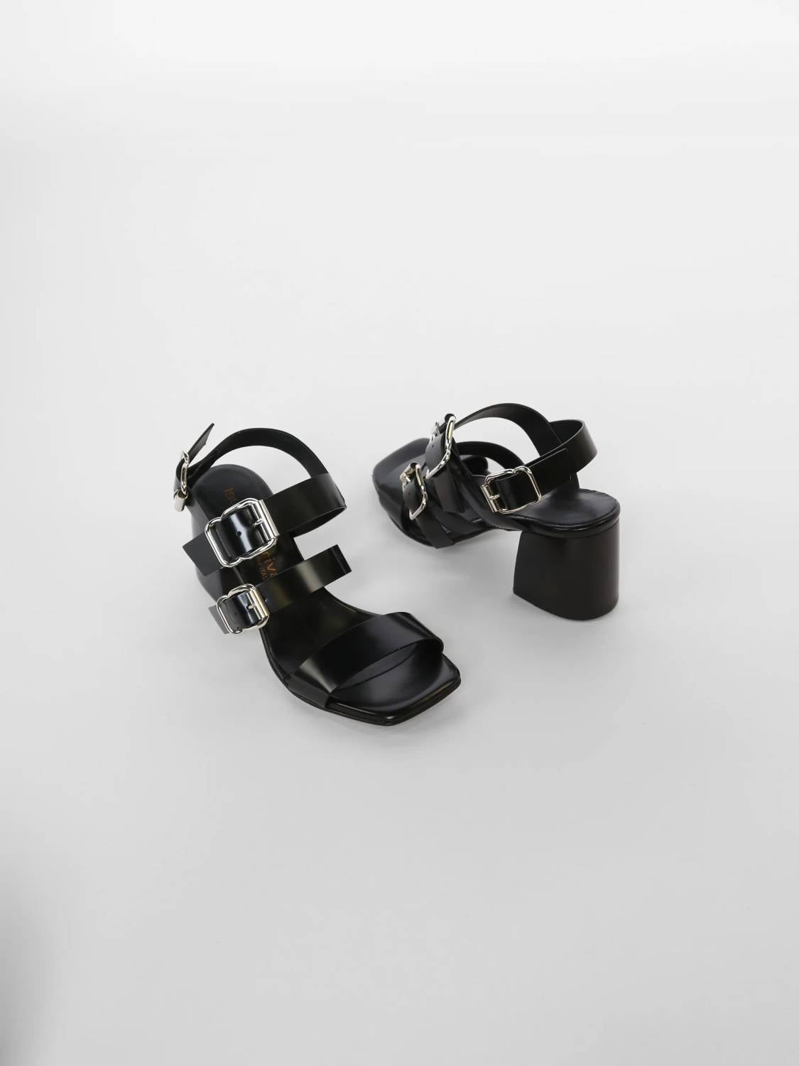 Laura Bellariva - Women's Abrasivato Three Strap Block Heel Sandal