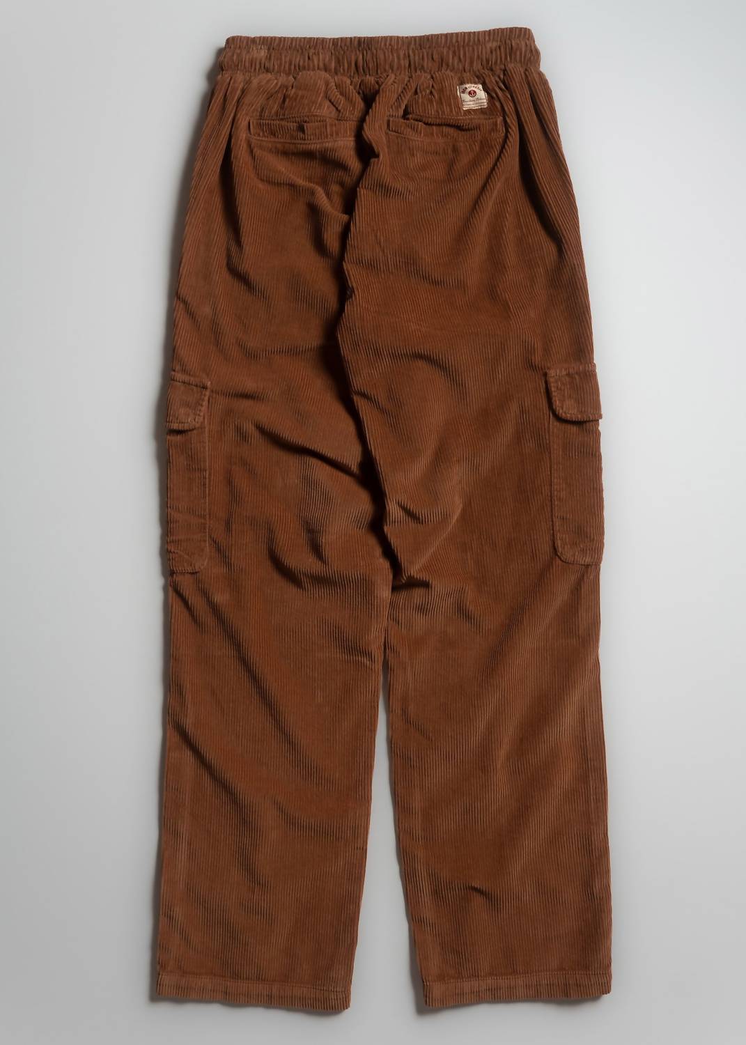 Iron & Resin Men's Wilson Corduroy Pants in rust - men's pants - detail view