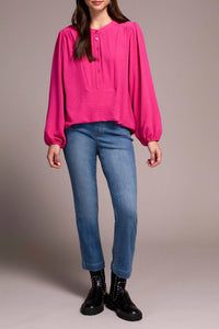 Tribal - Polished Look Mandarin Collar Blouse
