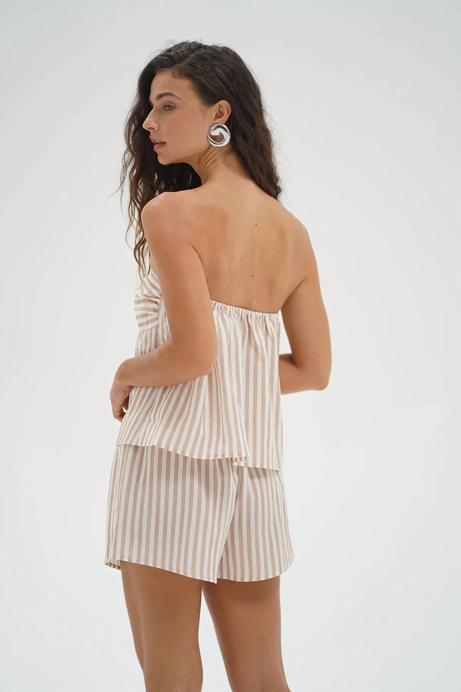 Lna - Cayman Elastic Waist Shorts