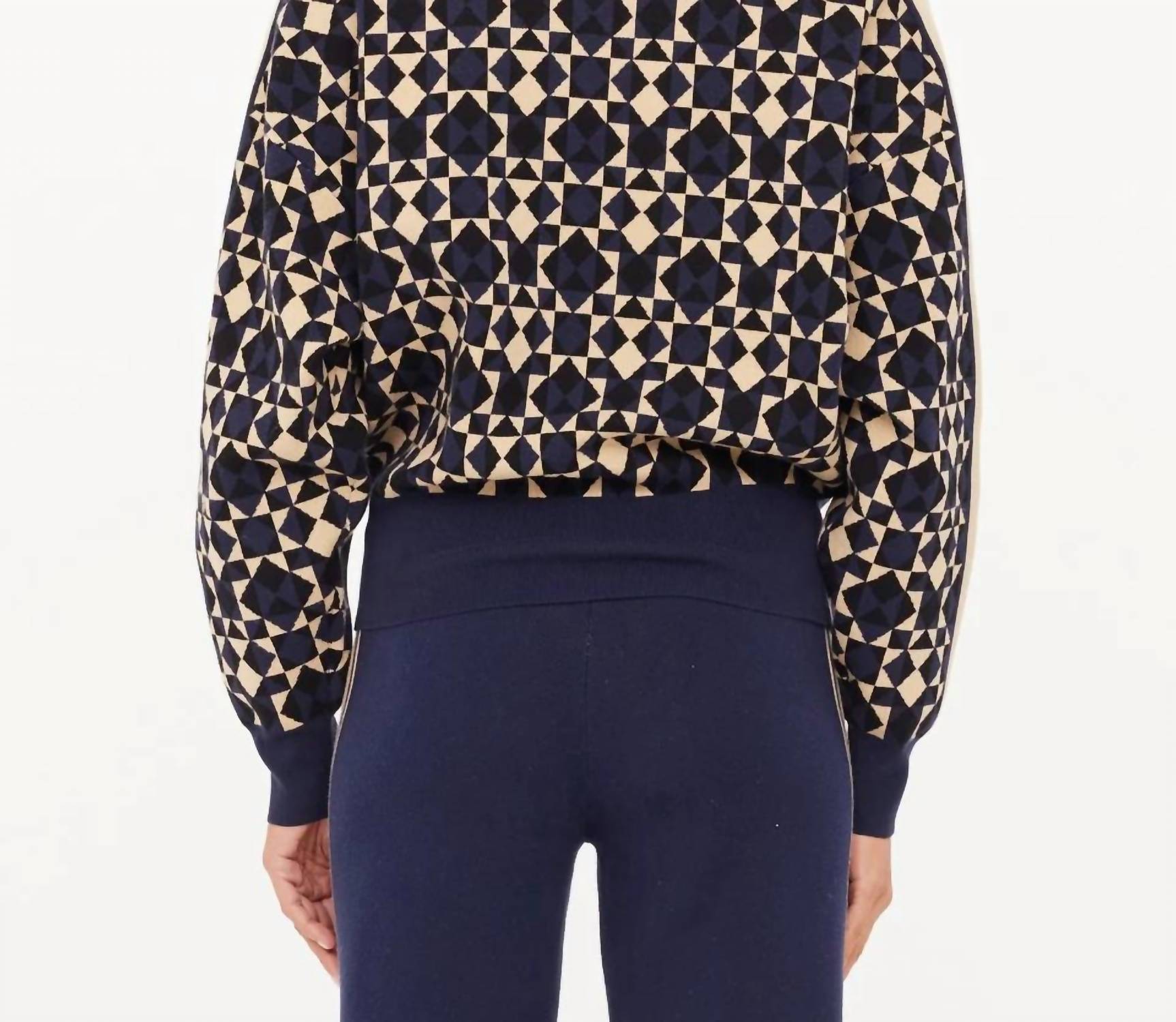 The Upside - Cosmo Kairo Half Zip Knit Sweatshirt