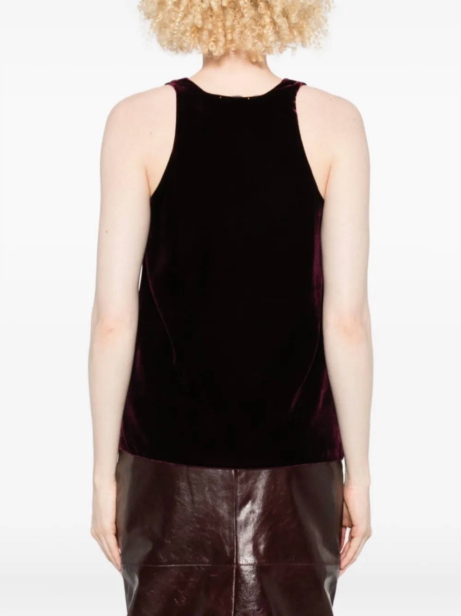 Forte Forte - Velvet V Neck Top
