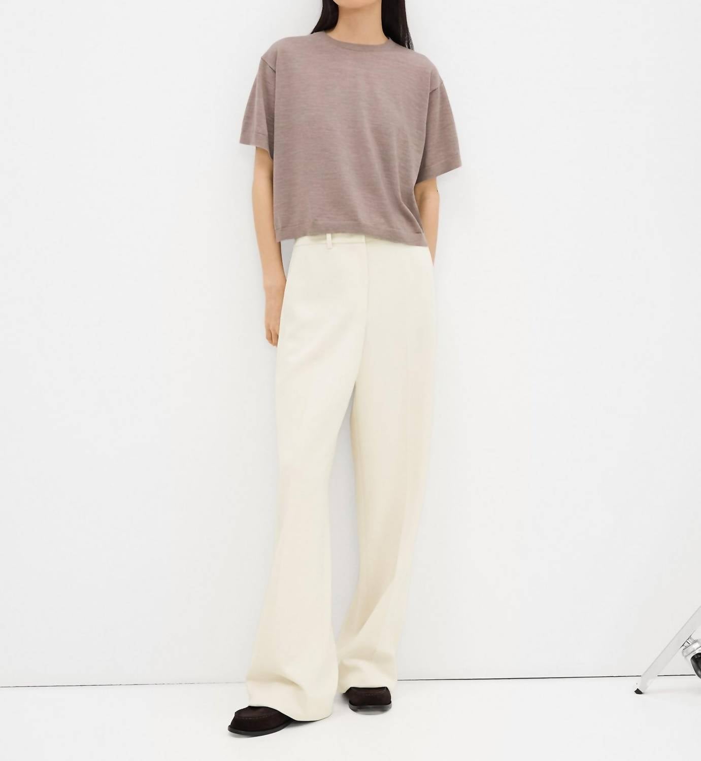 Theory - Relaxed Straight Leg Admiral Crepe Pants