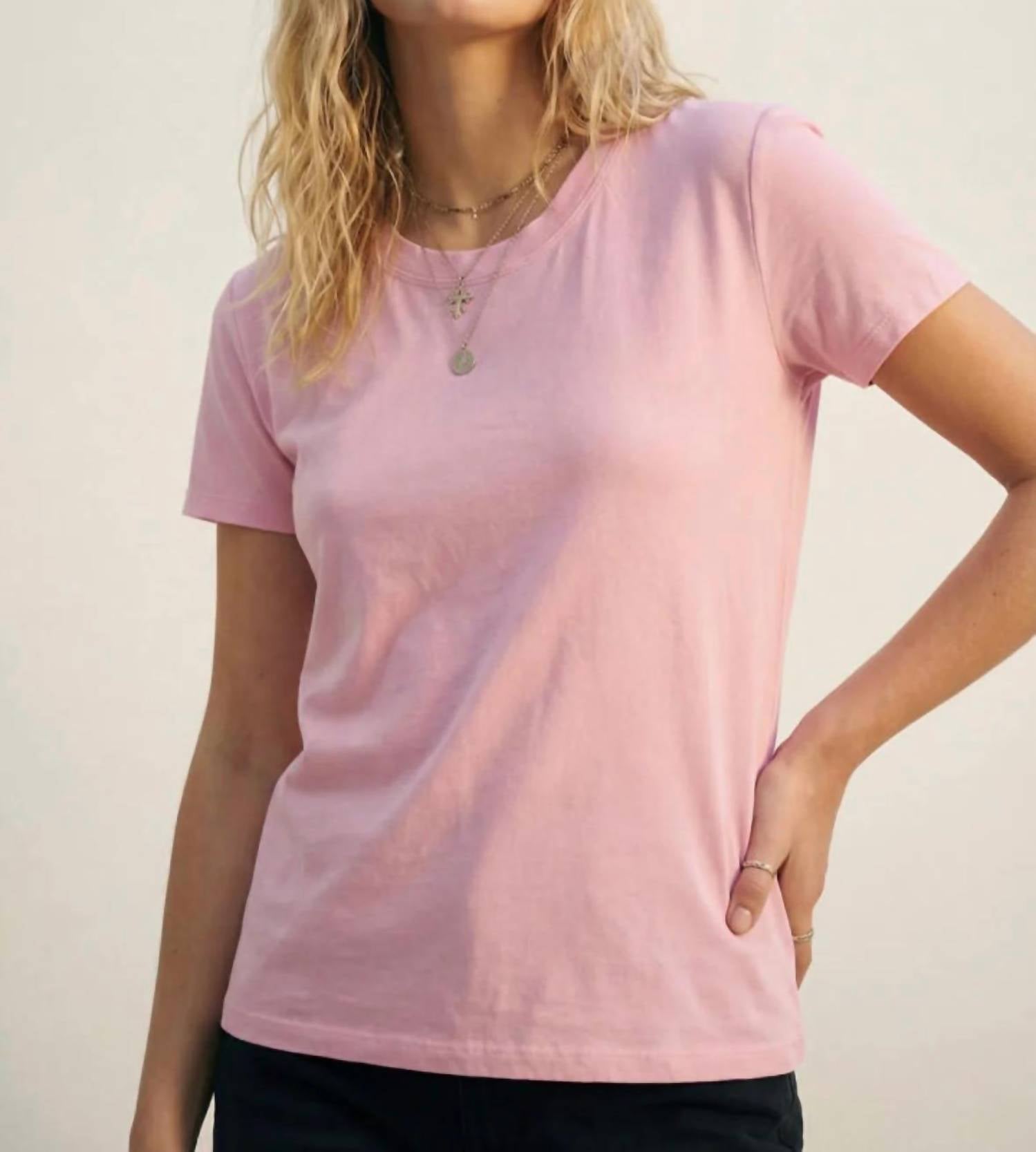 Q2 - Soft Touch Essential Round Neck Tee