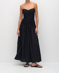 Matteau - Gathered Drop Waist Dress